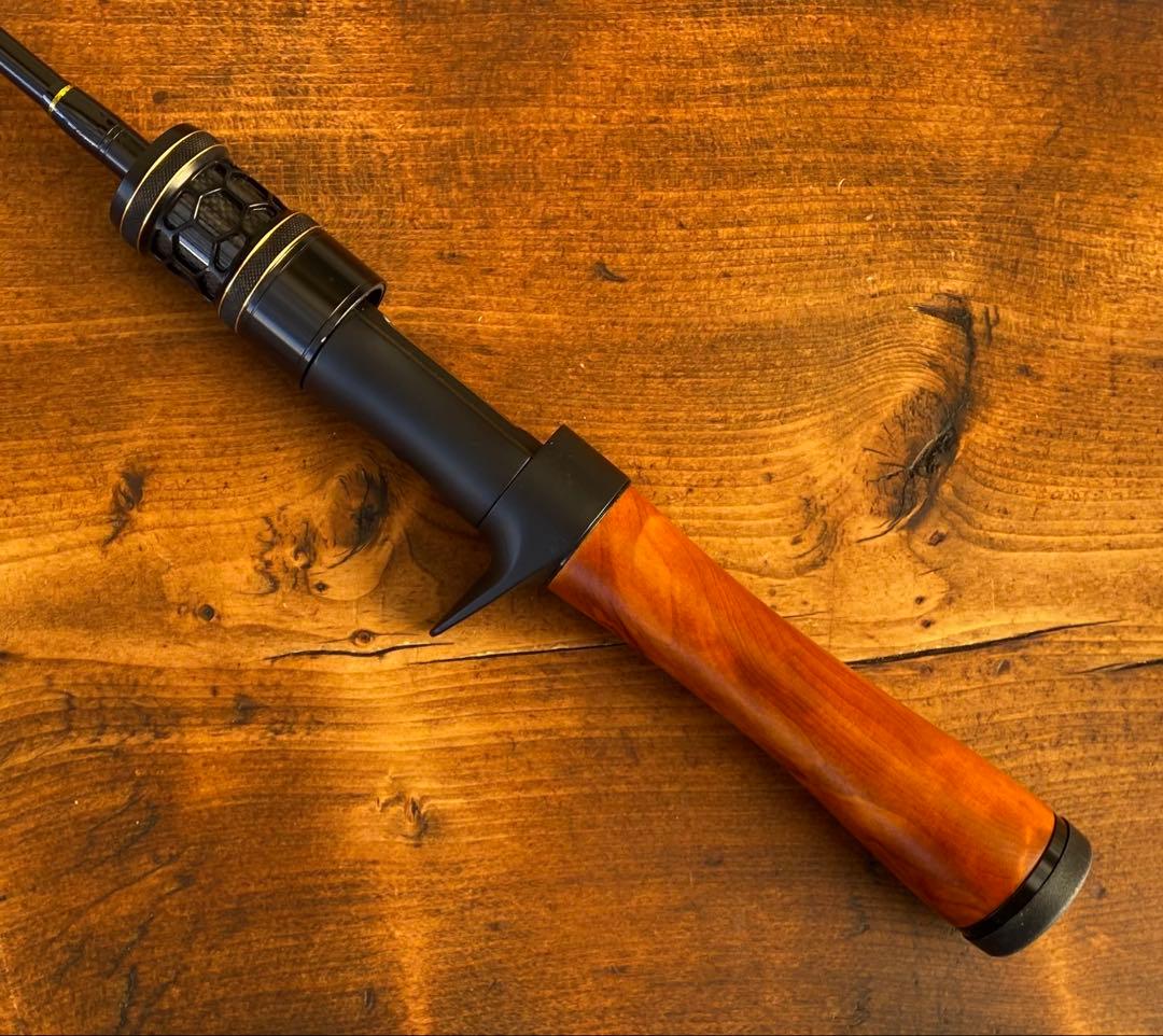 トラウトロッド　C502UL 渓流釣り　ベイトロッド　ウッドグリップ　5ft