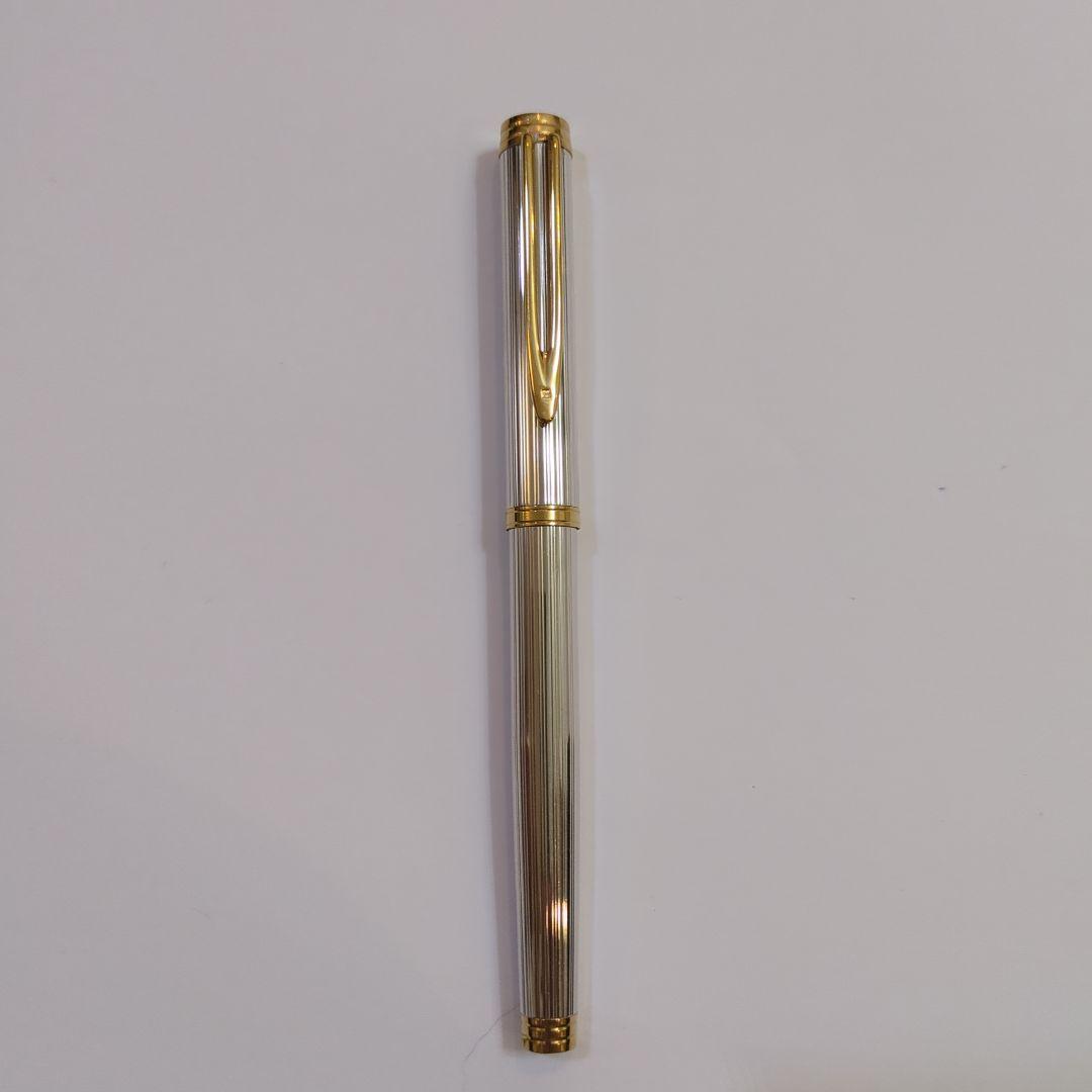 ウォーターマン　PARIS　万年筆　F　細字　ボールペン　スターリングシルバー