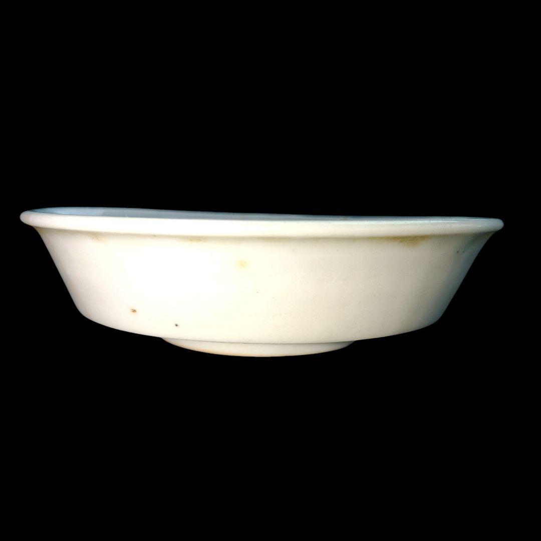 15世紀　李朝腰折皿　白磁小皿　中国美術