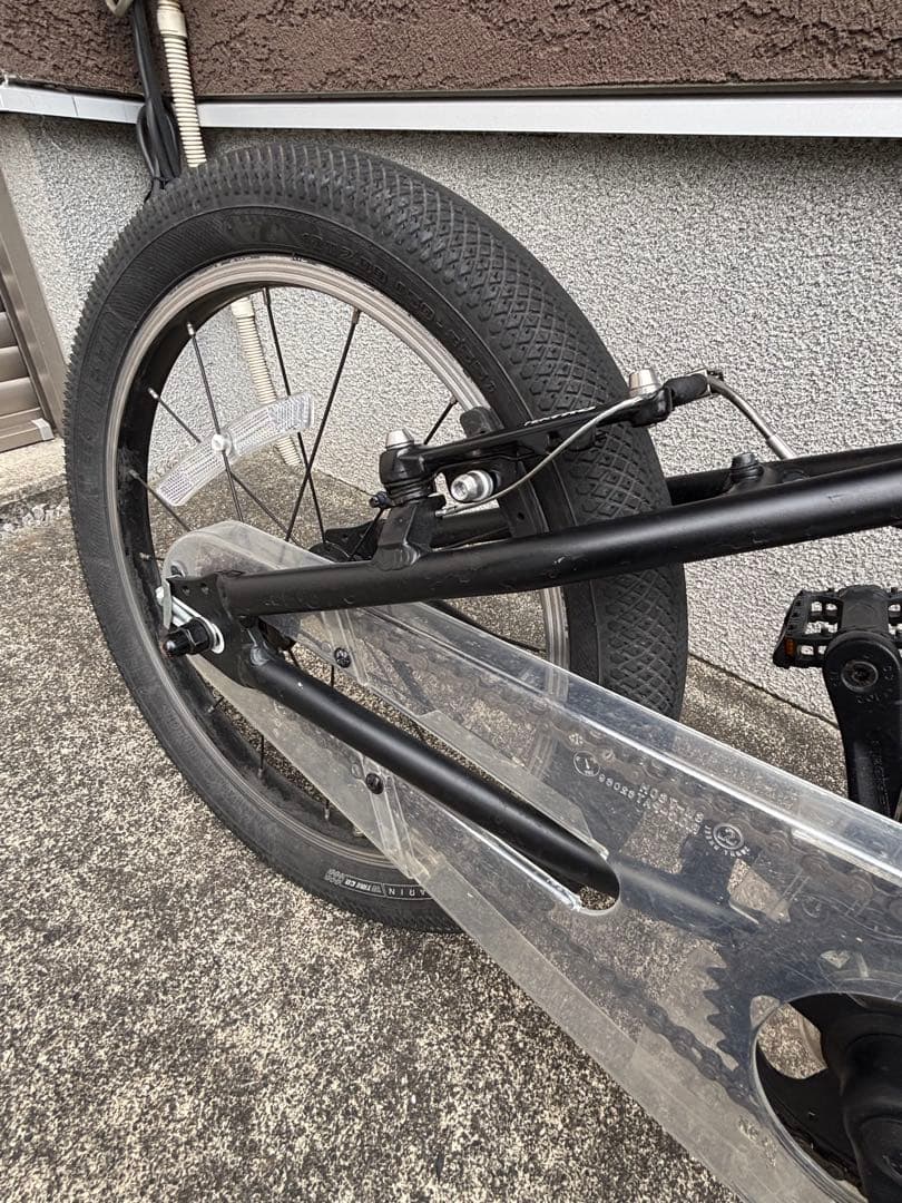 マリン　18インチ　マットブラック　キッズ自転車