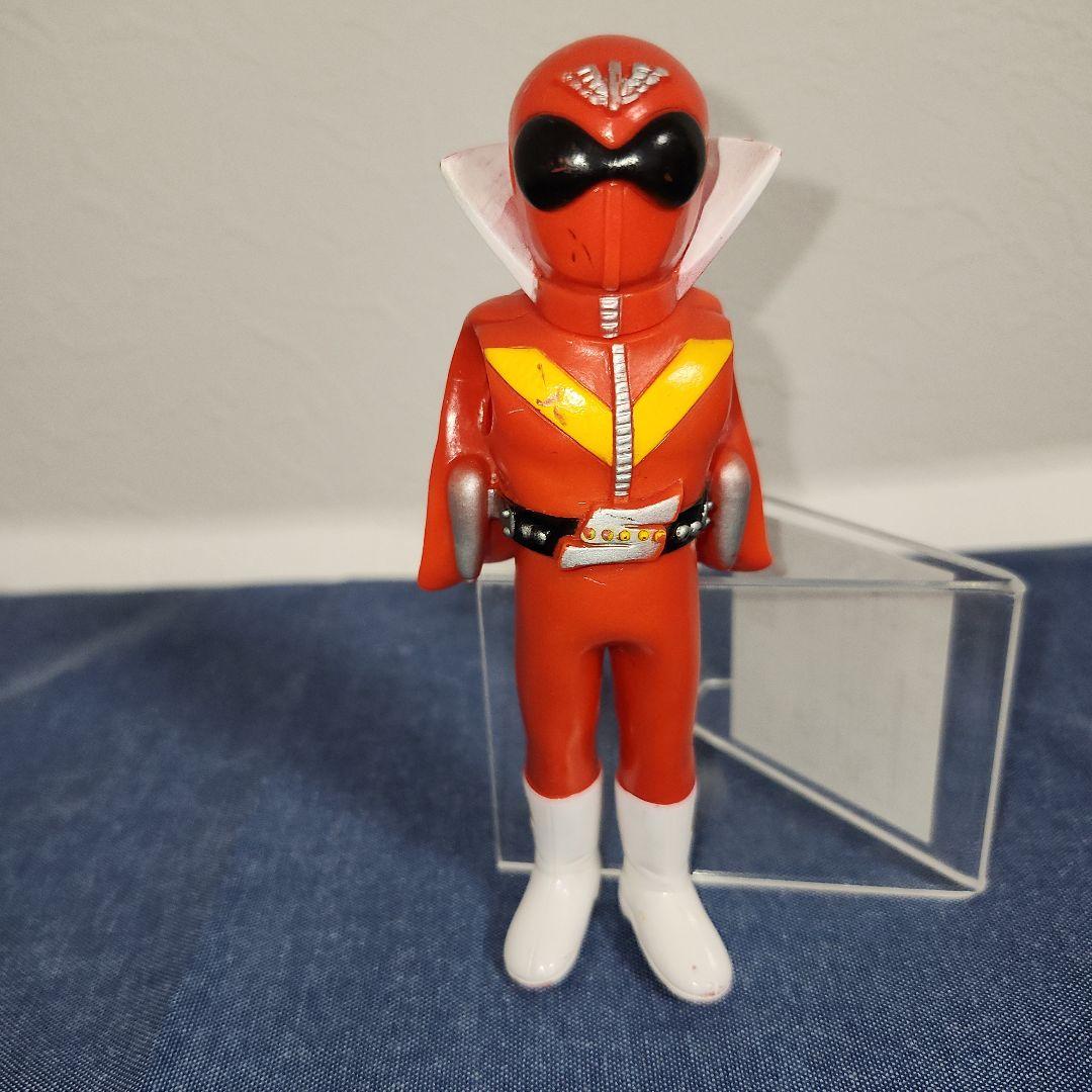 ゴレンジャー　ソフビ　当時物　5体セット　モモレンジャー　腕取れ　1体オマケ付き