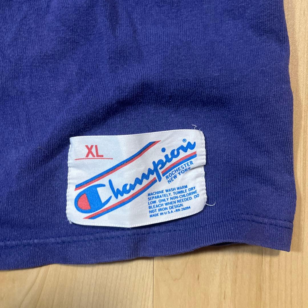 Champion New York Giants XL ネイビー シャツ