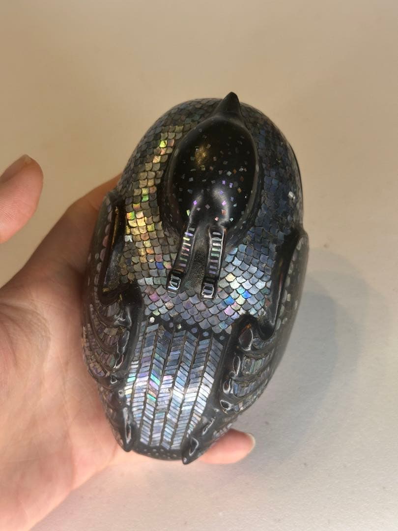 最終価格」希少品 鳥形香合 鴛鴦 蒔絵 螺鈿細工 茶道具