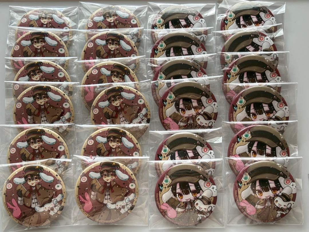 地縛少年花子くん サンリオ 缶バッジ 花子くん 柚木普