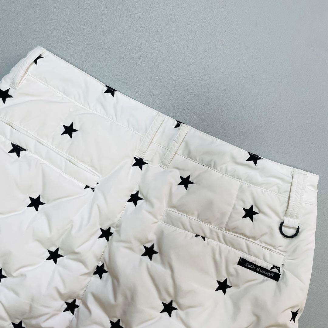 6534 ジャックバニー！　ダウンスカート　星柄　スター　無地　ネイビー