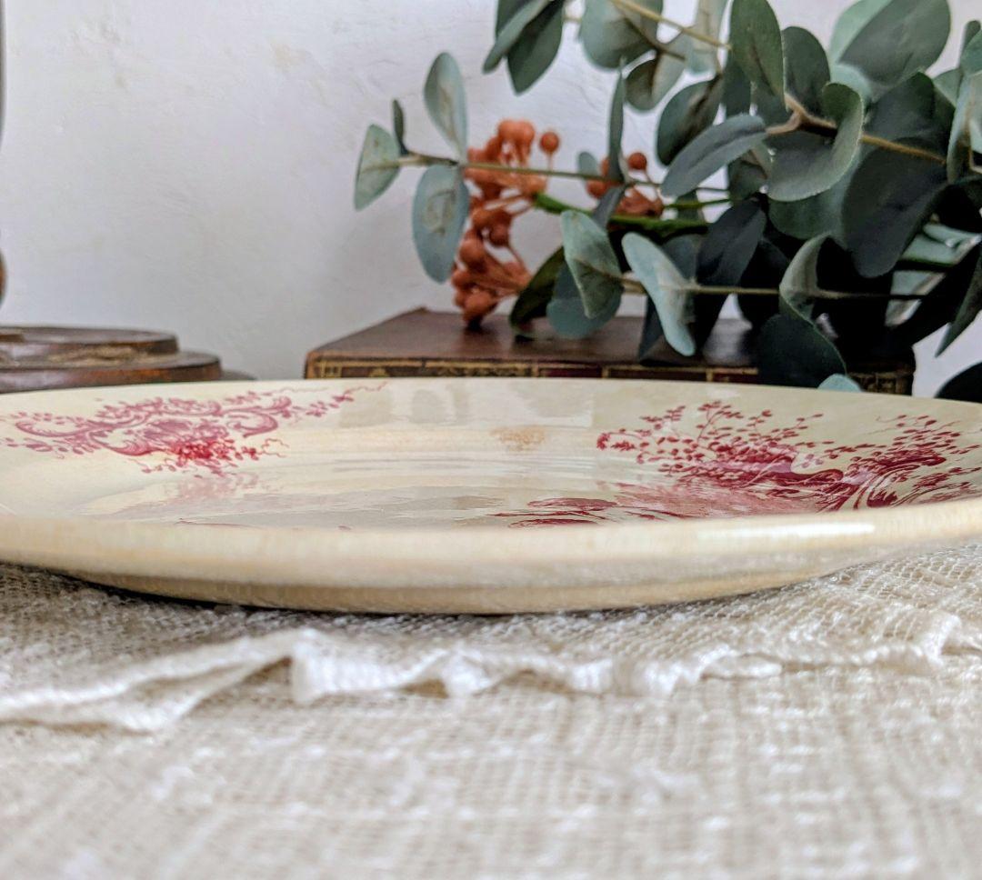 Bordeaux ボルドー窯 トリアノン 天使のプレート フランス