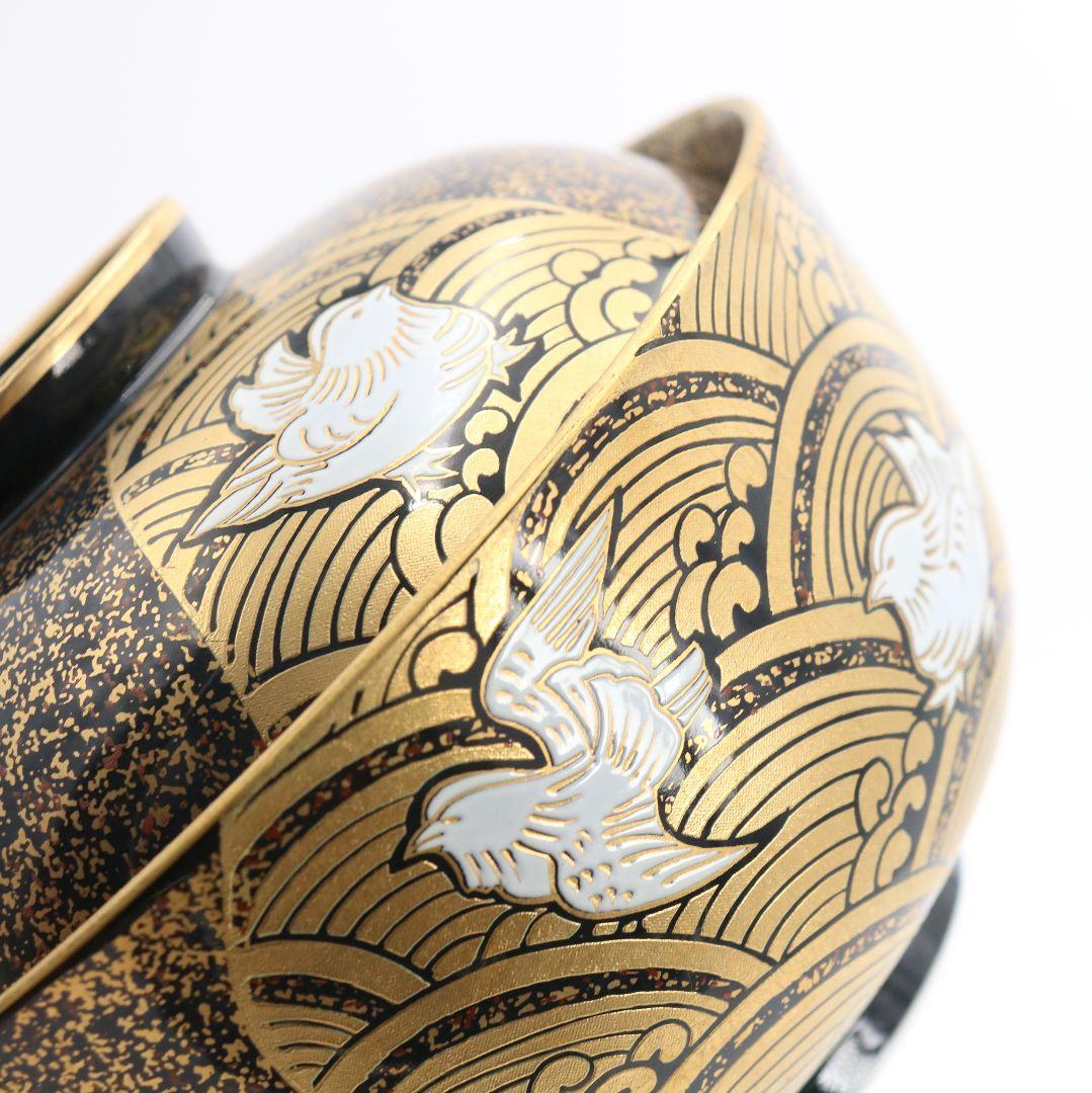 有田焼 幸楽窯 錦蒔絵おしどり 蓋物 十客 蓋茶碗 飯碗 鴛鴦　N459　DK1