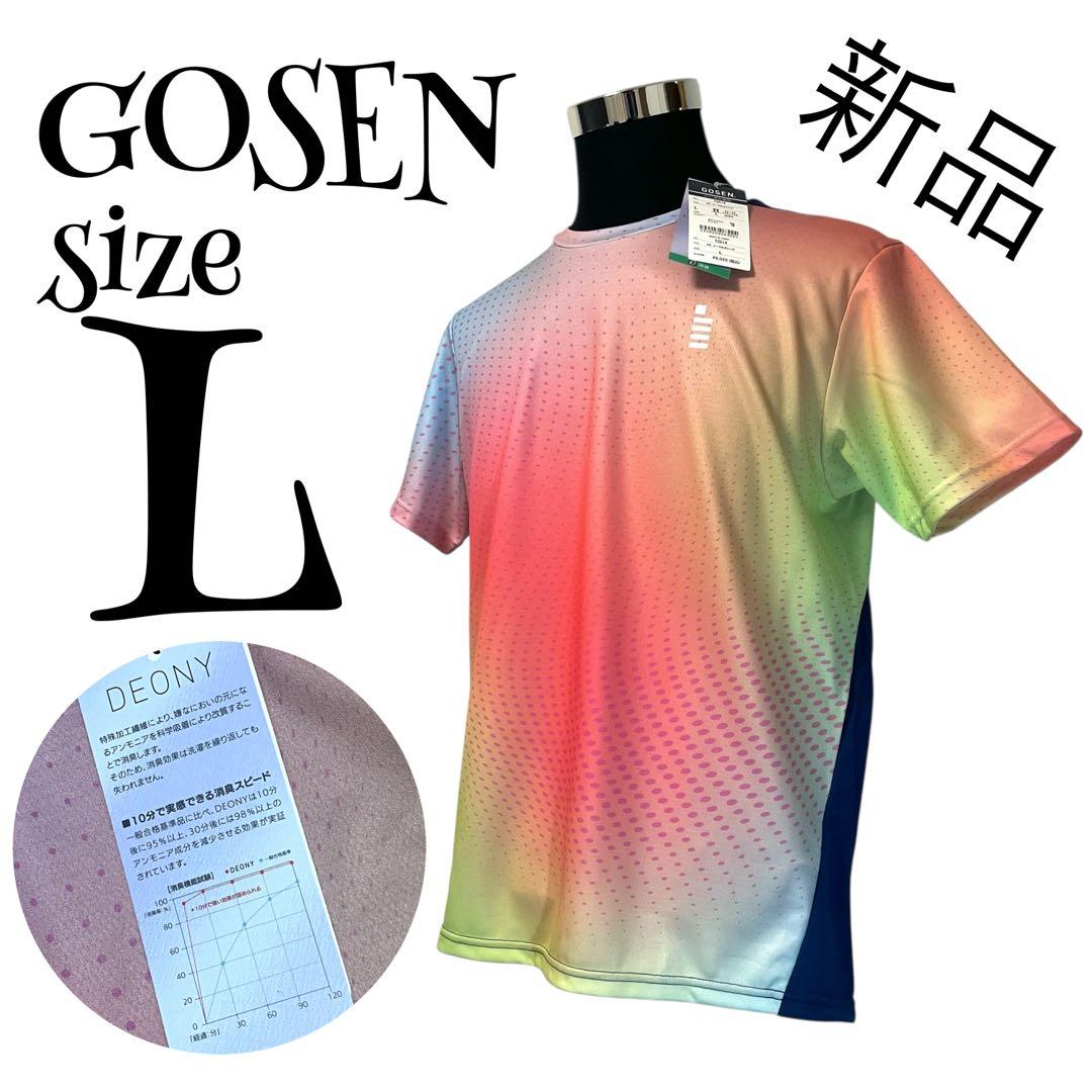【新品】【L】ゴーセン テニス バドミントン ウェア 男女兼用