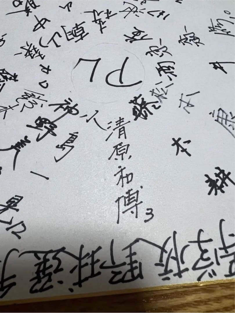 PL学園寄せ書きサイン　清原選手・桑田選手のサイン入(第65回高校野球大会記念)