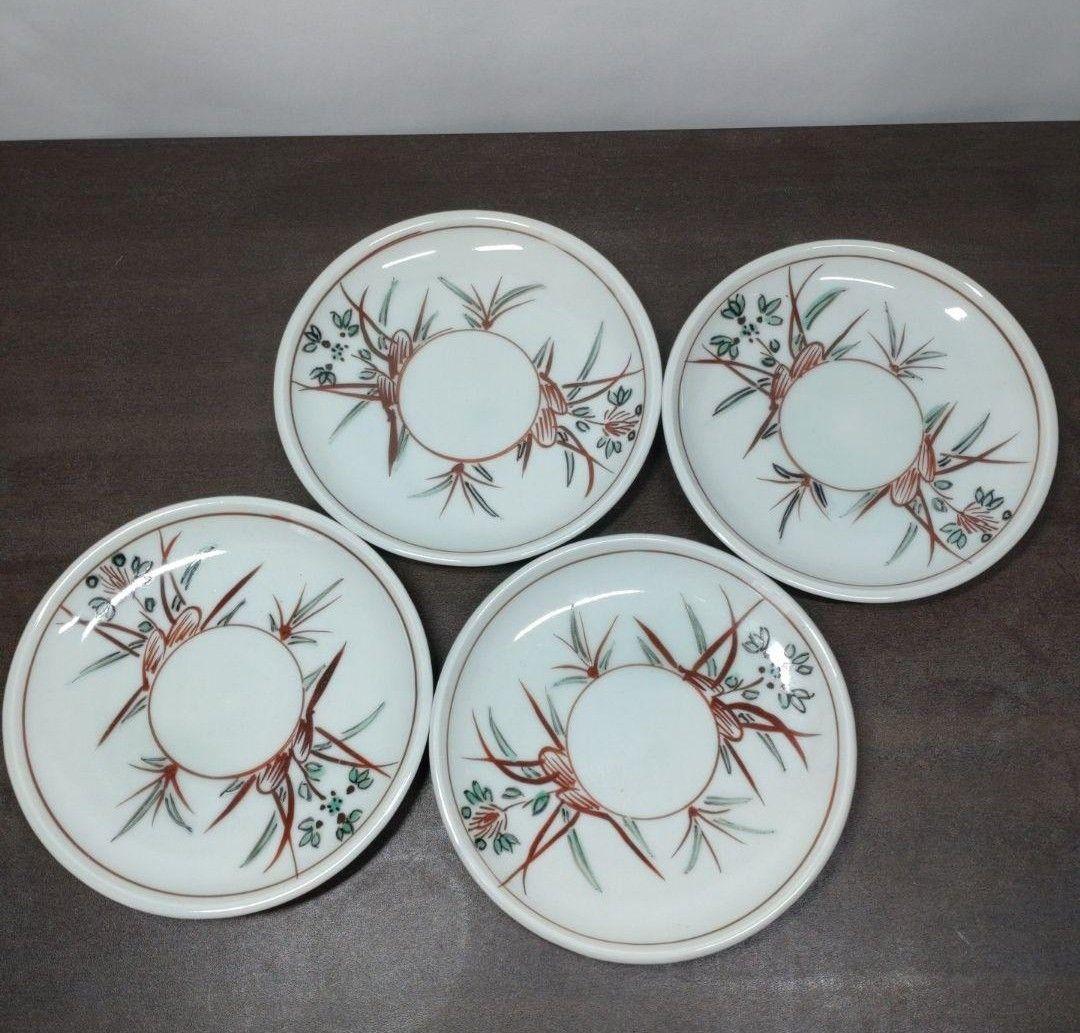 N*I様 広永窯(坪島土平) 食器セット＆在銘 呉須赤絵 カップ＆ソーサー 4客