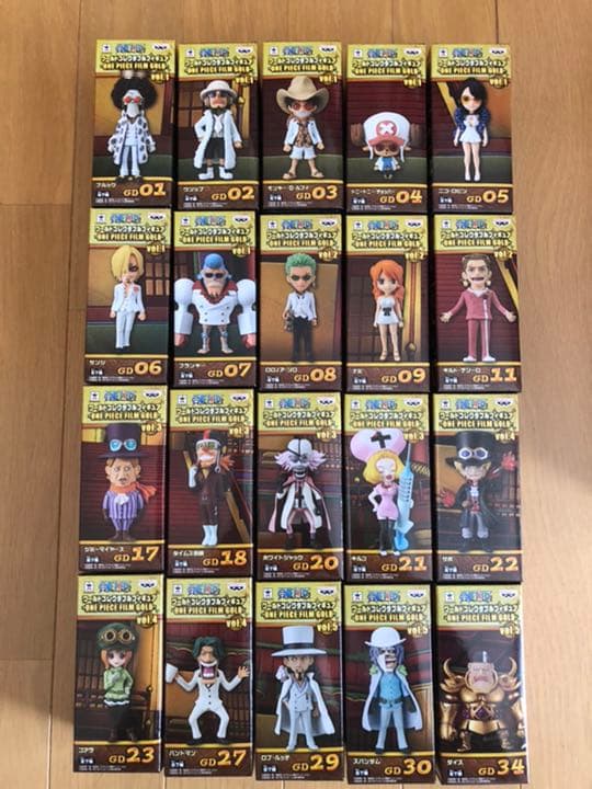 ワンピース　 フィギュア　ワーコレ　映画　FILM GOLD 未開封