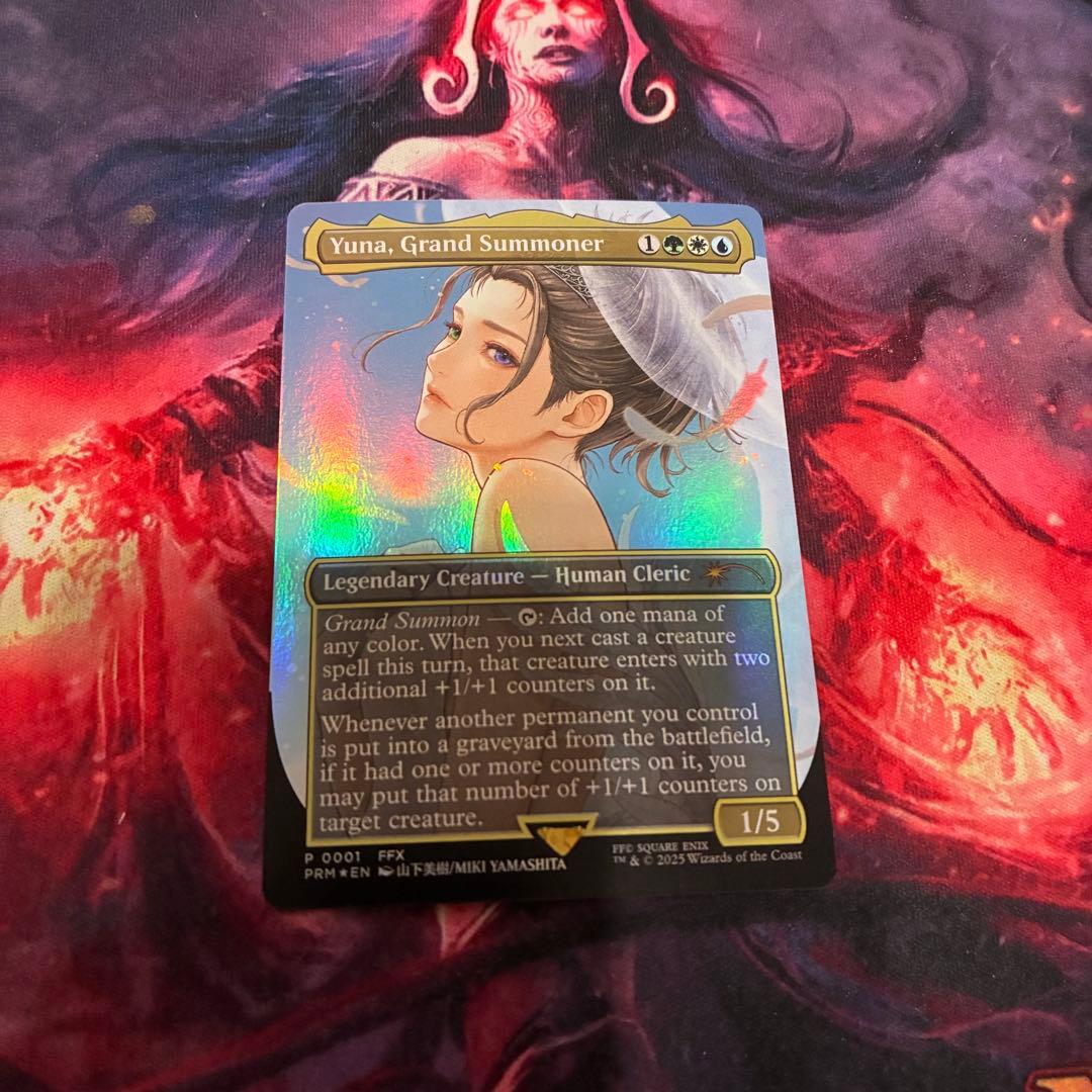 MTG 大召喚士、ユウナ 英語 foil プロモ 1枚