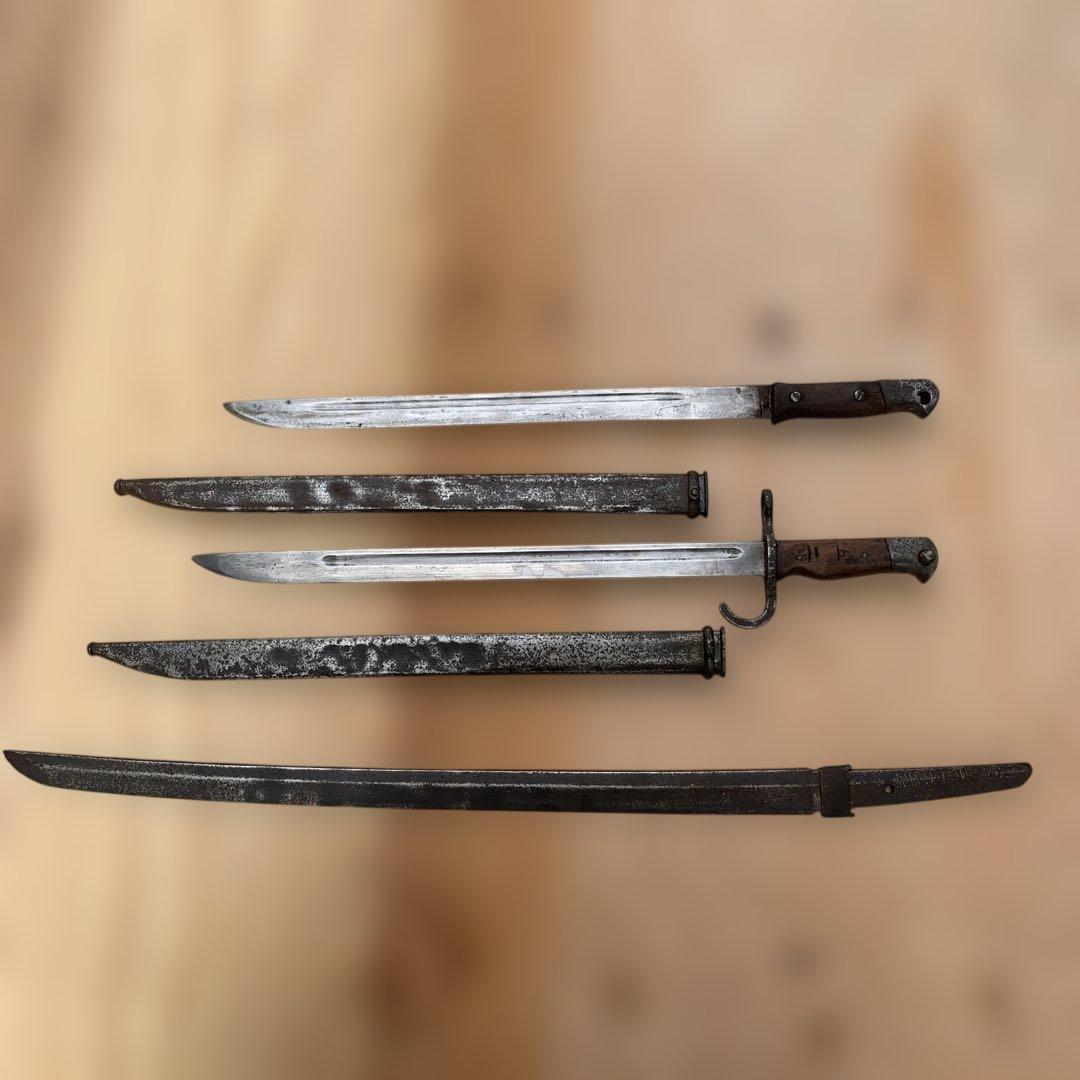 旧日本軍、三十年式銃剣(レプリカ）3点