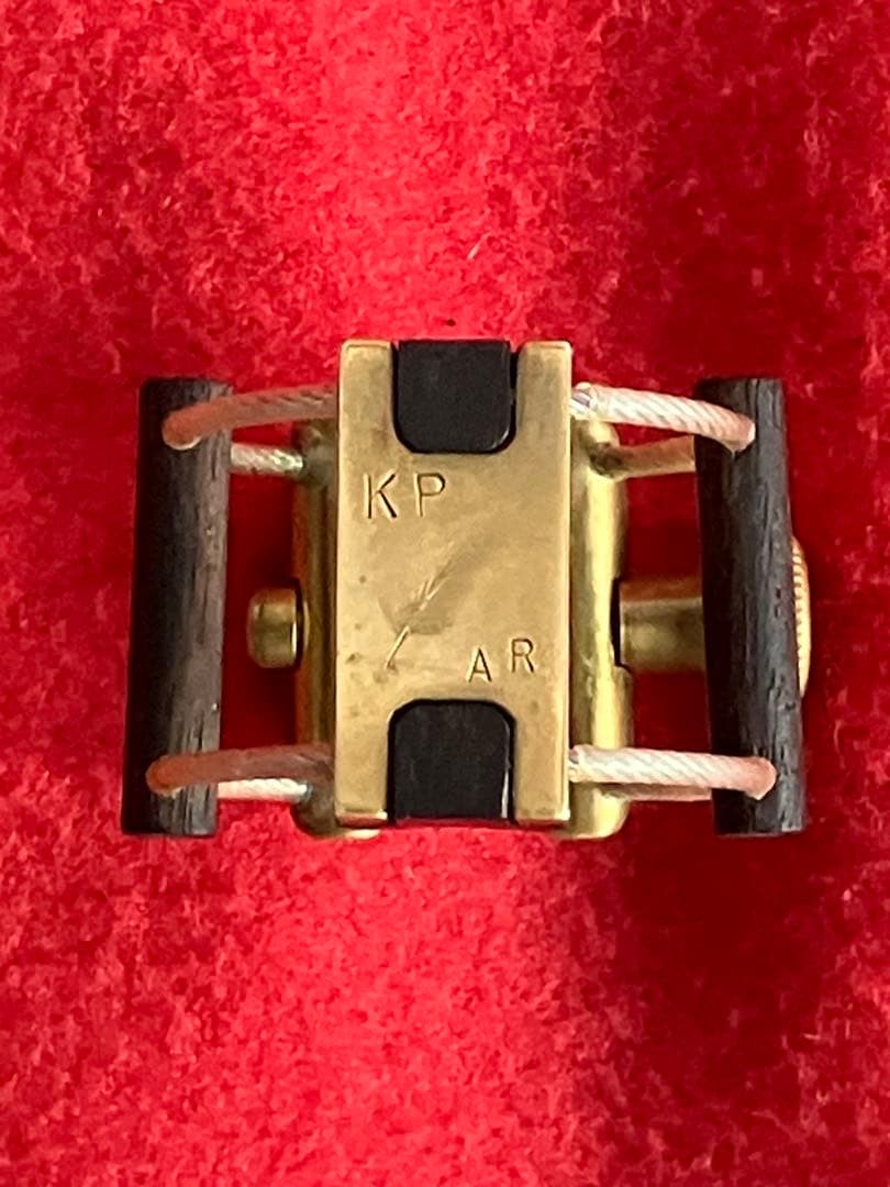 K plume リガチャー　wood brass アルトサックス　ラバー用