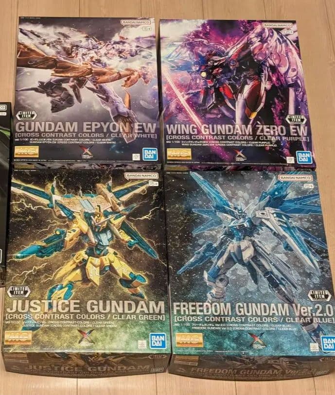 MG 1/100 フリーダムガンダム Ver.2.0 等 GNF限定4点セット