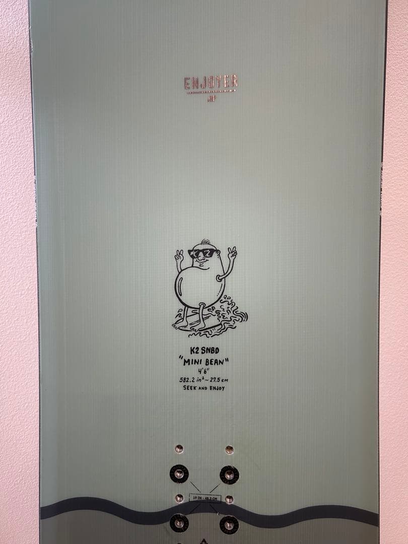 送料込美品　K2 COOLBEAN 138cm ショートファット　パウダーボード