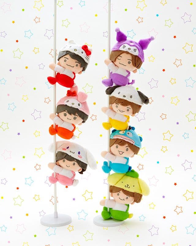 なにわ男子　サンリオコラボ クリップマスコット ７体　　ちびぬい ７体　新品