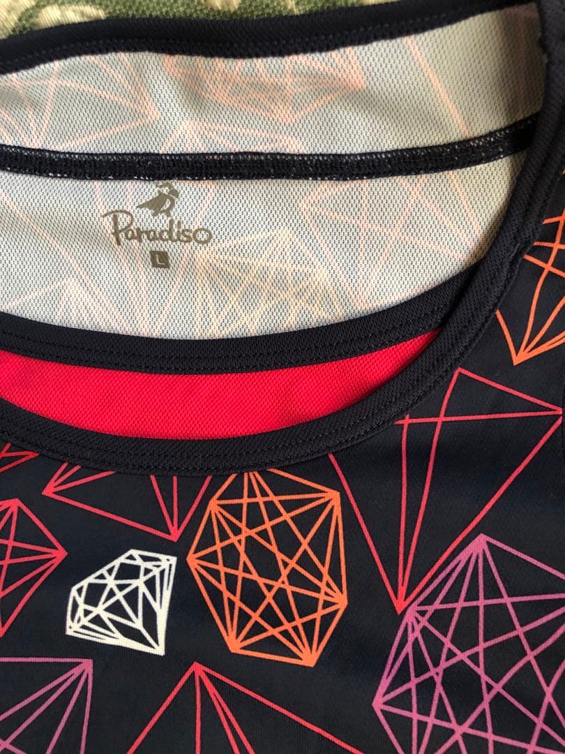 美品　パラディーゾ テニス　シャツ　スコート 宝石　L