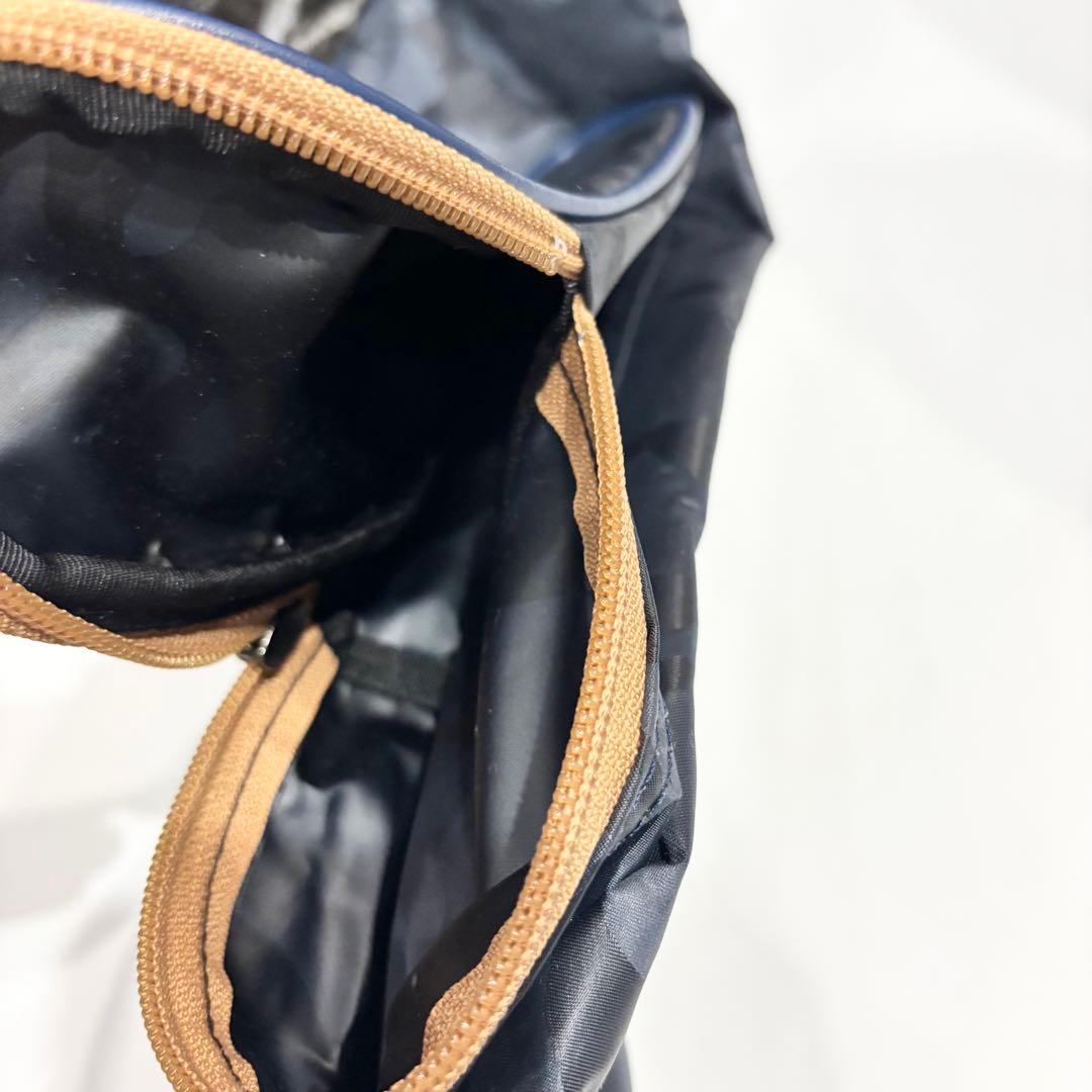 新品バーニーズニューヨーク　さりげない上品なネイビーカモ柄高機能クラブケース限定