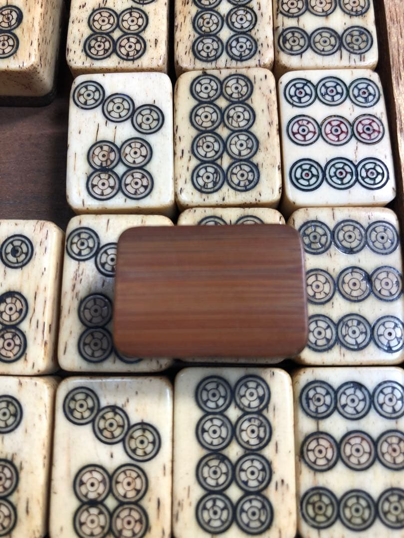 麻雀牌　骨牌　背竹牌