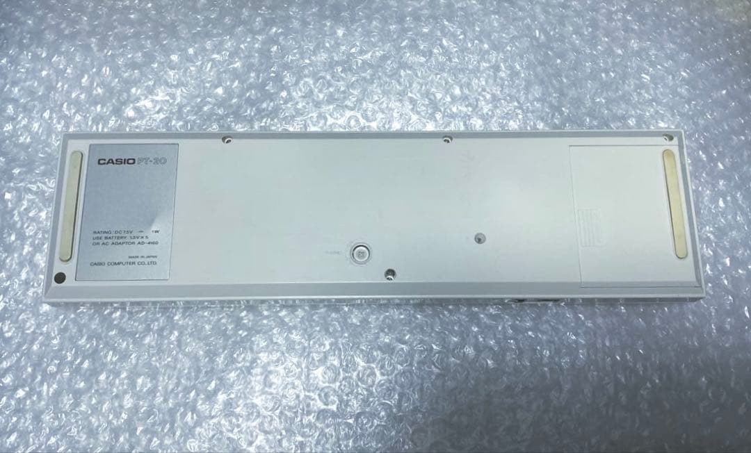 Casio PT-20☆セミアナログ式シンセサイザー☆1983年☆昭和レトロ☆