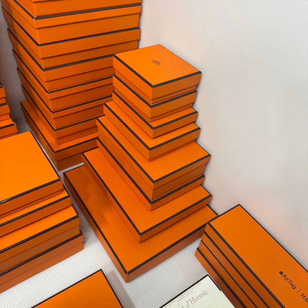 HERMES エルメス 超超大量 空箱 56個 まとめ売り オレンジボックス