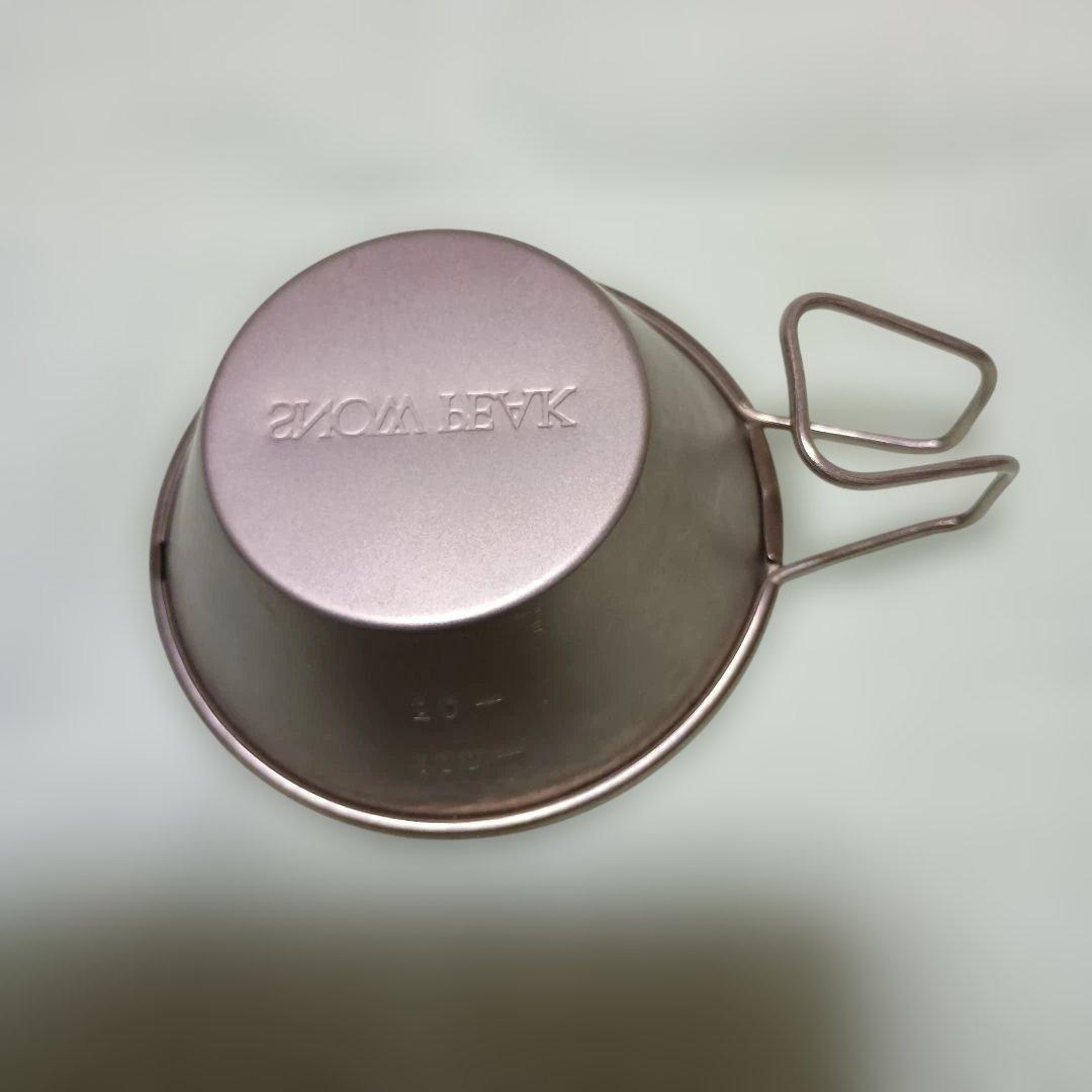 90年代  PEAK 旧ロゴ ランダーチタンカップと シェラカップ