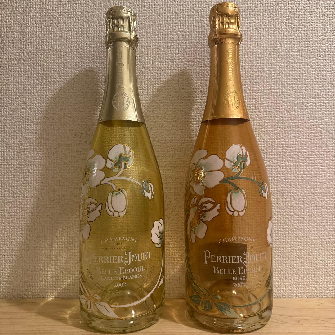 非売品ベルエポックロゼ 2004、ブランドブラン2002ダミーボトル2本セット