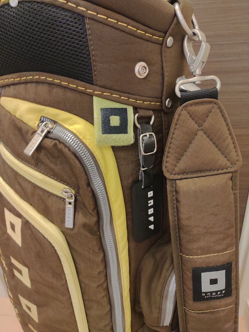 廃盤品　オノフ　ONOFF キャディバッグ　ブラウン