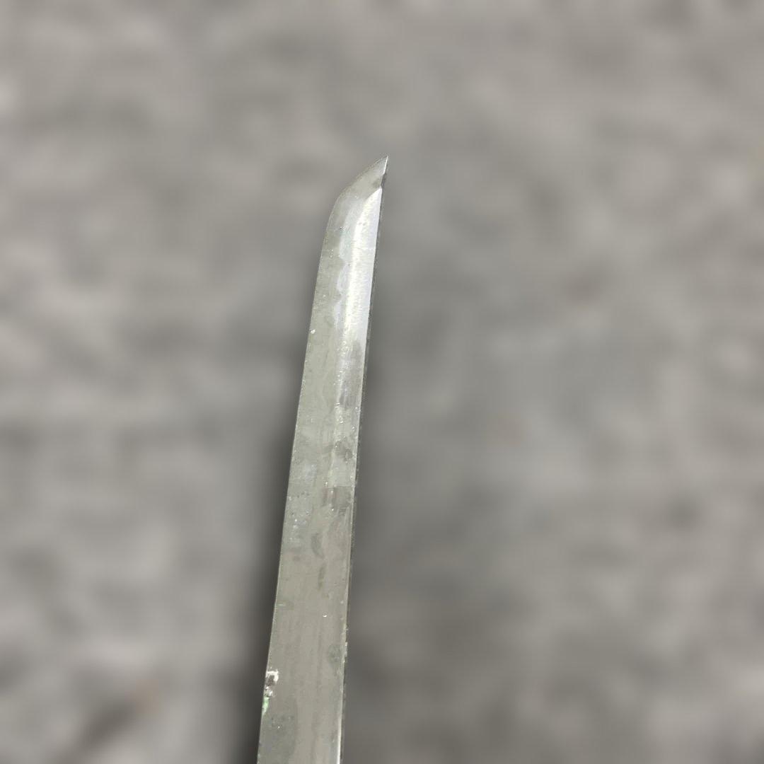 未開刃，模造刀、白鞘 刀 剣 長尺模造刀 曲線刃 木製ハンドル 刀 約70cm