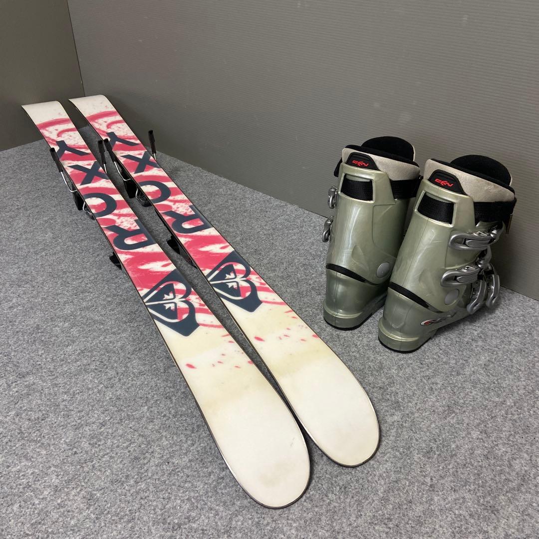 ★短い板お探しの方★メンテ済スキーセット　板138cm ブーツ24~24.5cm
