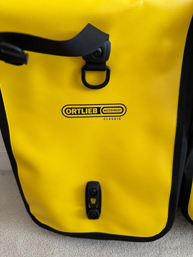 ⭐︎未使用品⭐︎ORTLIEB CLASSIC 防水パニアバック　イエロー/ブラック