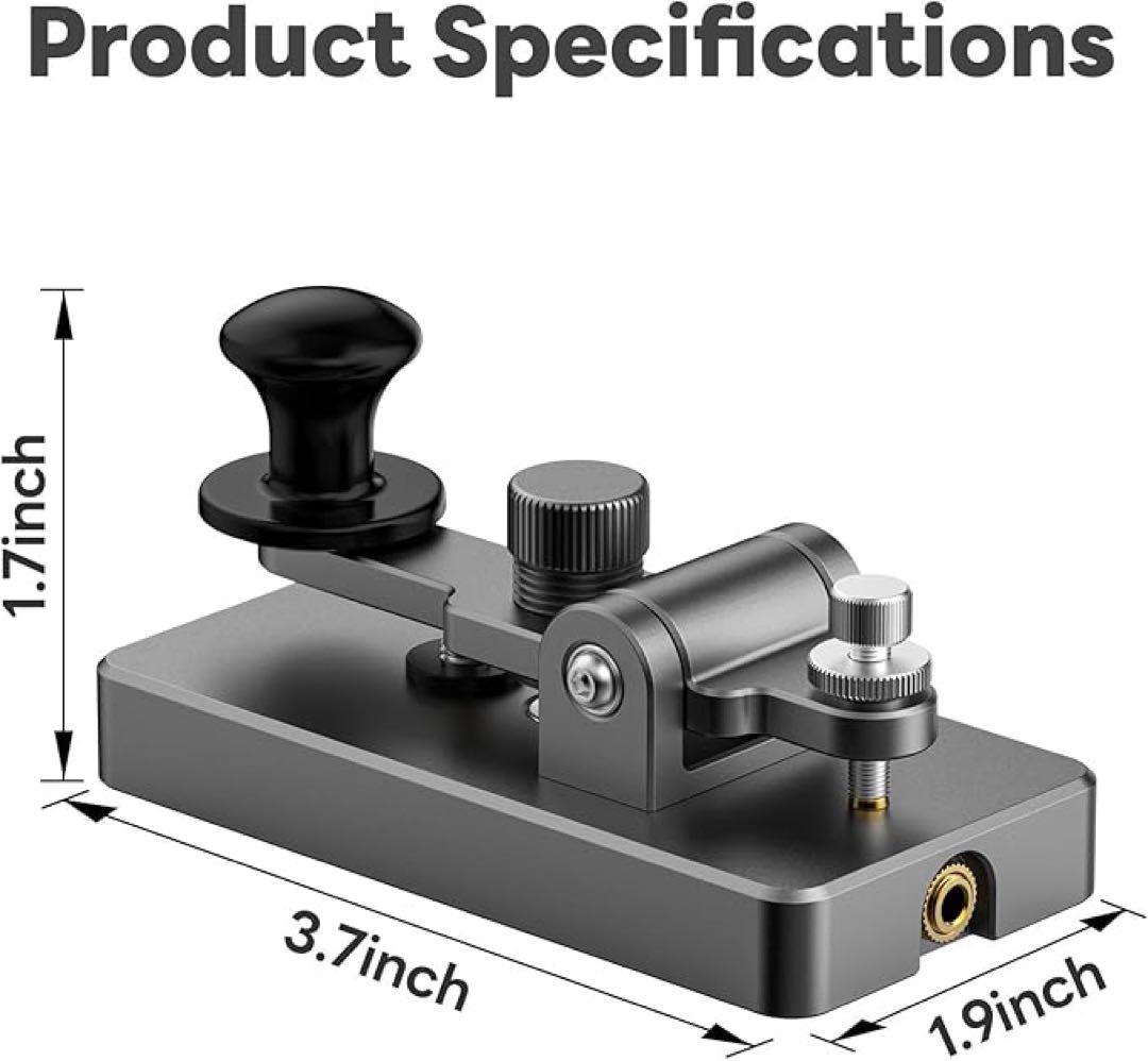 M02007　PUTIKEEG アマチュア無線 電鍵 パドル モールス信号 練習