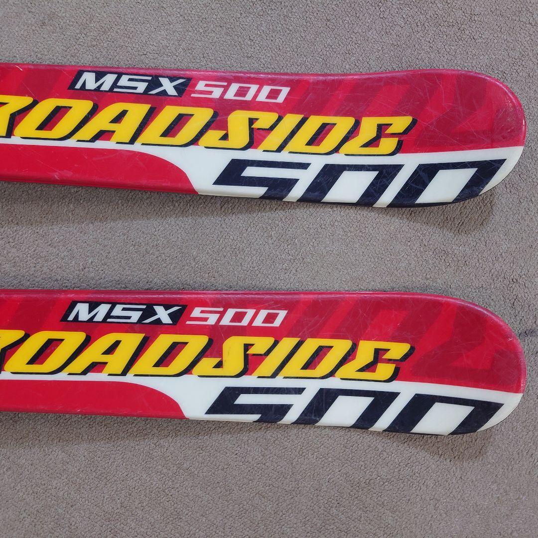 ④滑れる状態で発送 使用済ジュニアスキー150cmブーツ25cm ポールはおまけ