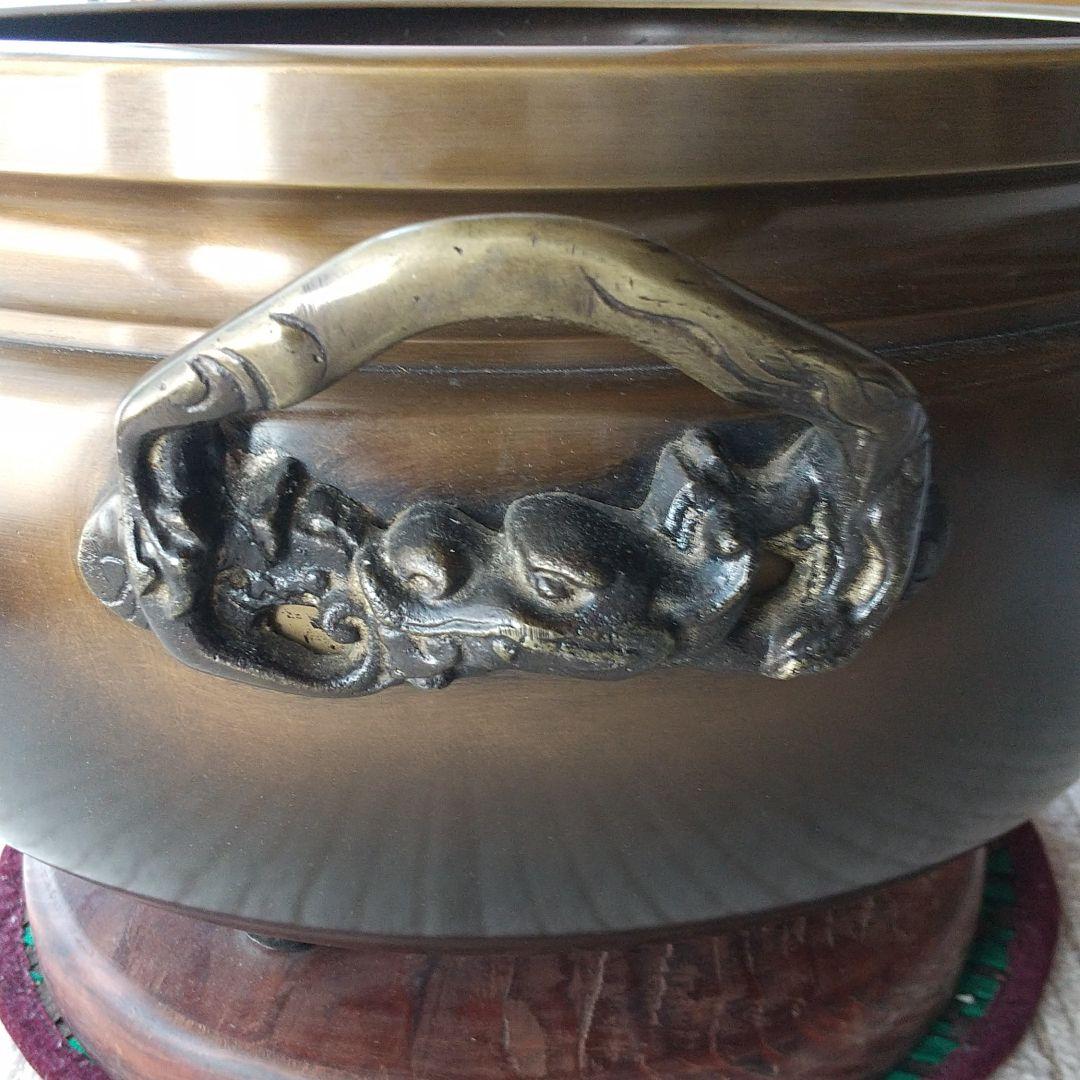 真鍮製 火鉢