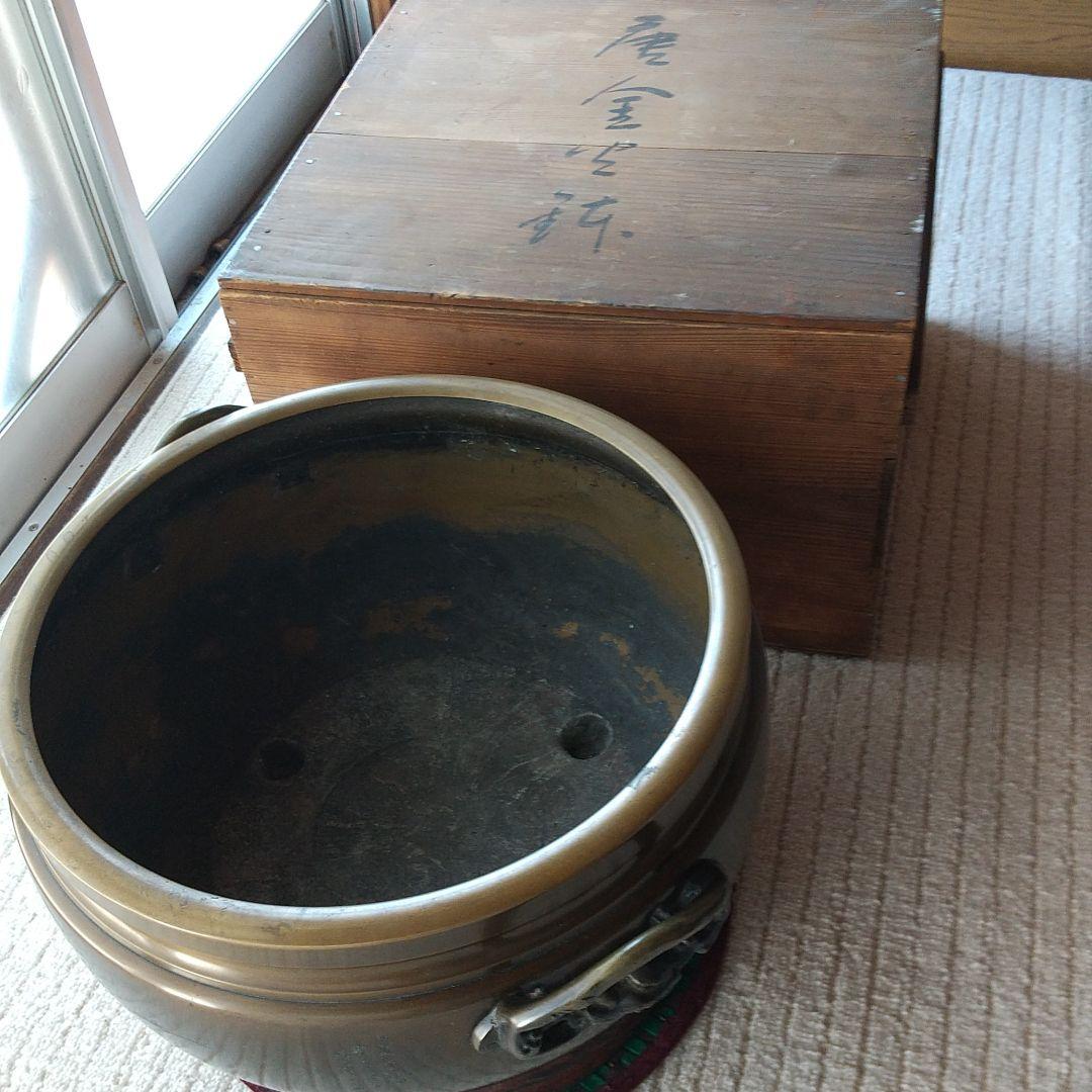 真鍮製 火鉢