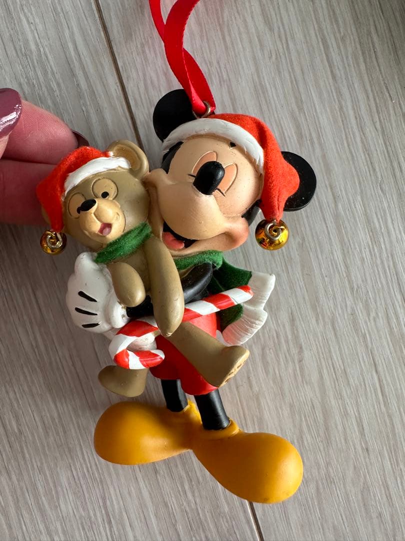アメリカ購入ディズニー　クリスマス　オーナメント　ミッキーマウス　ダッフィー