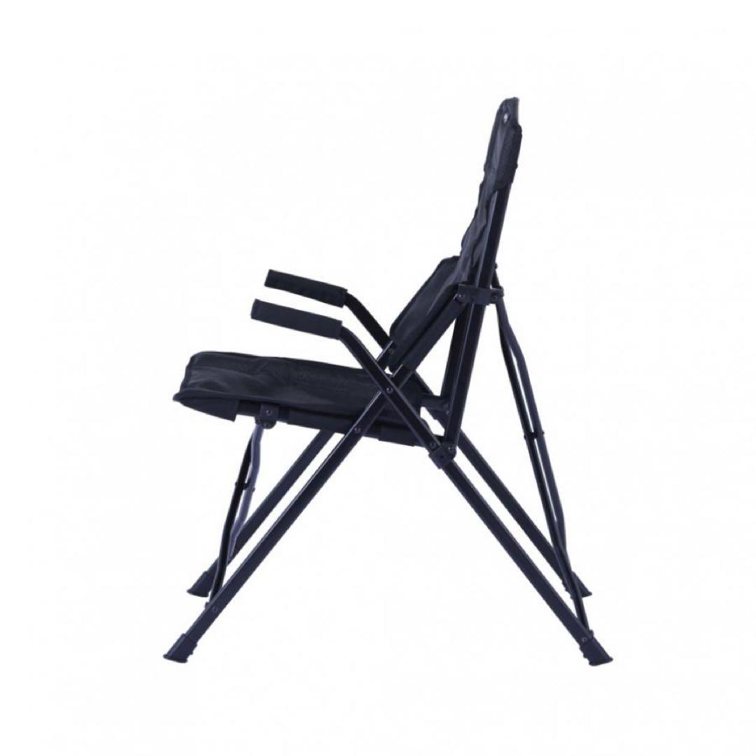 ロゴス　ラグジュアリーチェア ブラックメッシュ　二脚セット　キャンプ　新品