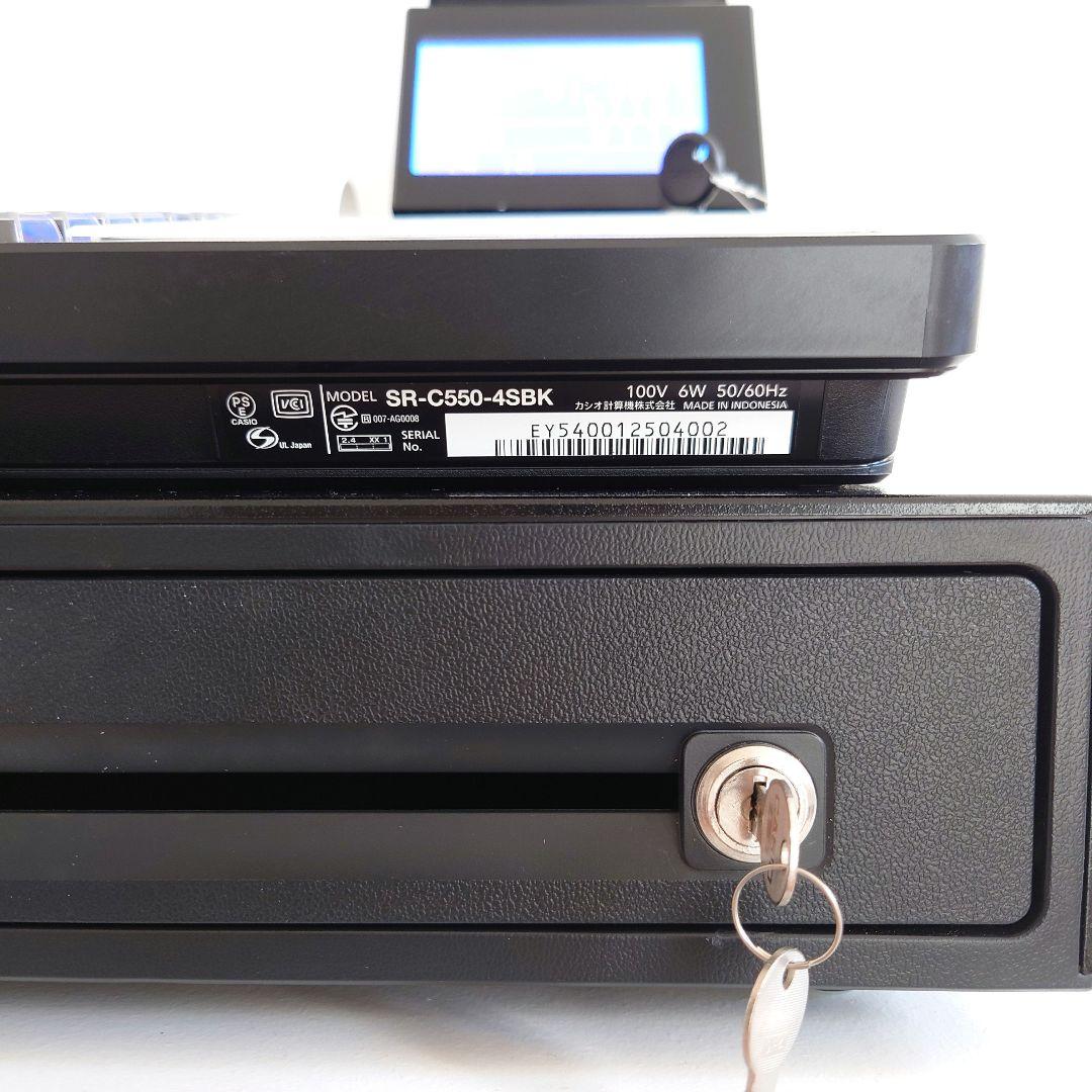 カシオ レジスター SR-C550 Bluetooth対応/インボイス対応可
