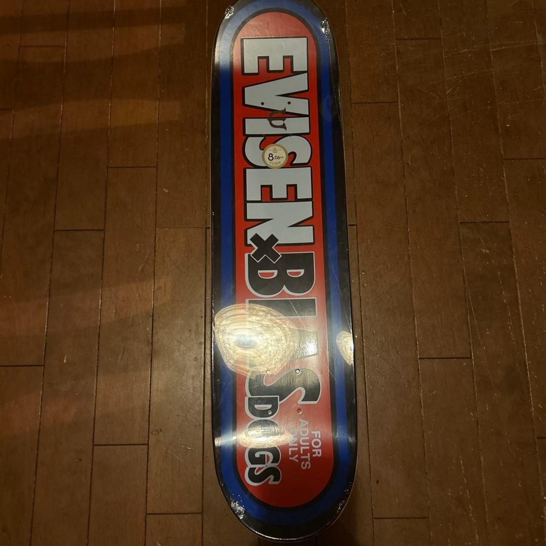 EVISEN x BIAS DOGS スケートボードデッキ　デッキテープ付き