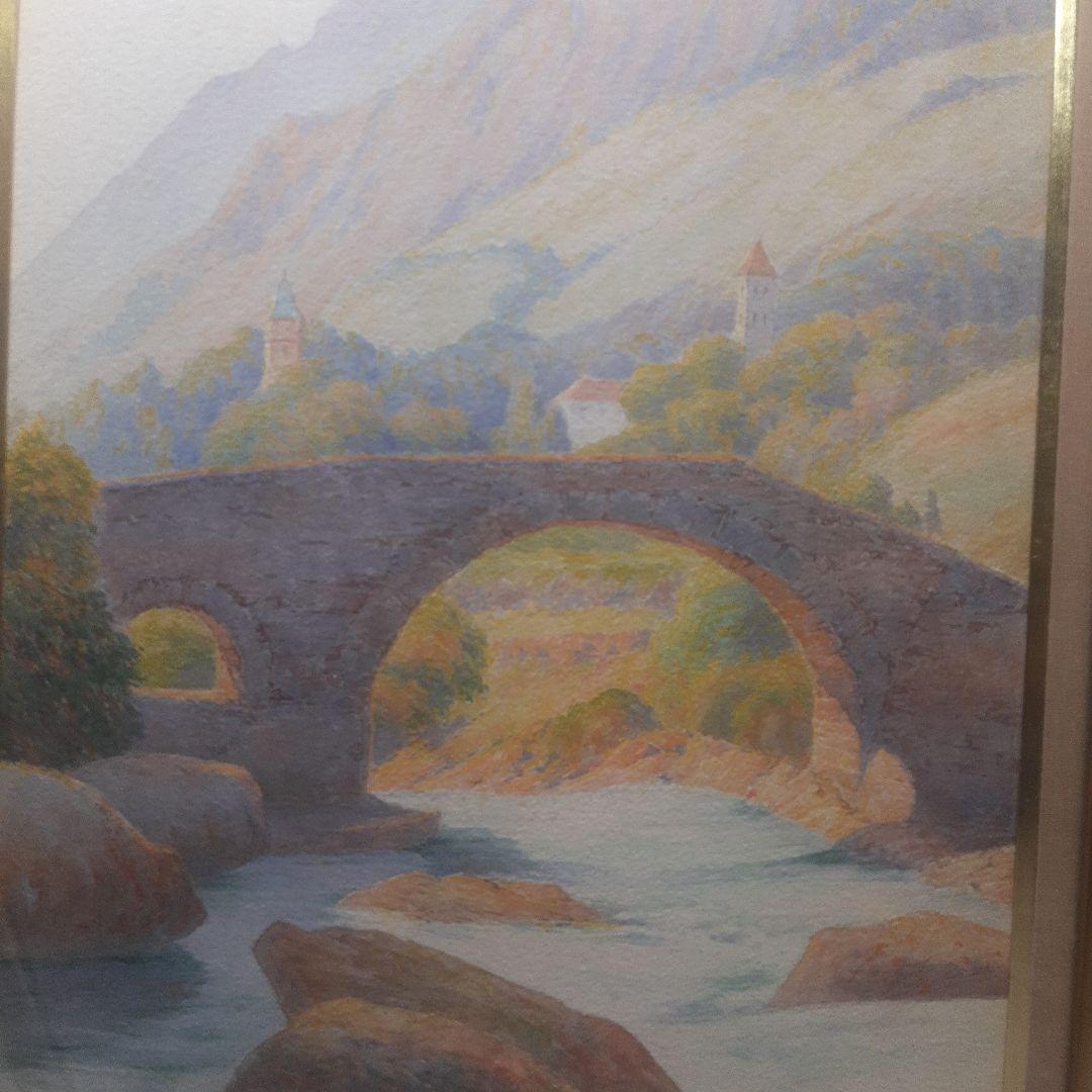 印象派 レオ·デグクレーナ 風景画 (1870-1941) アンティーク