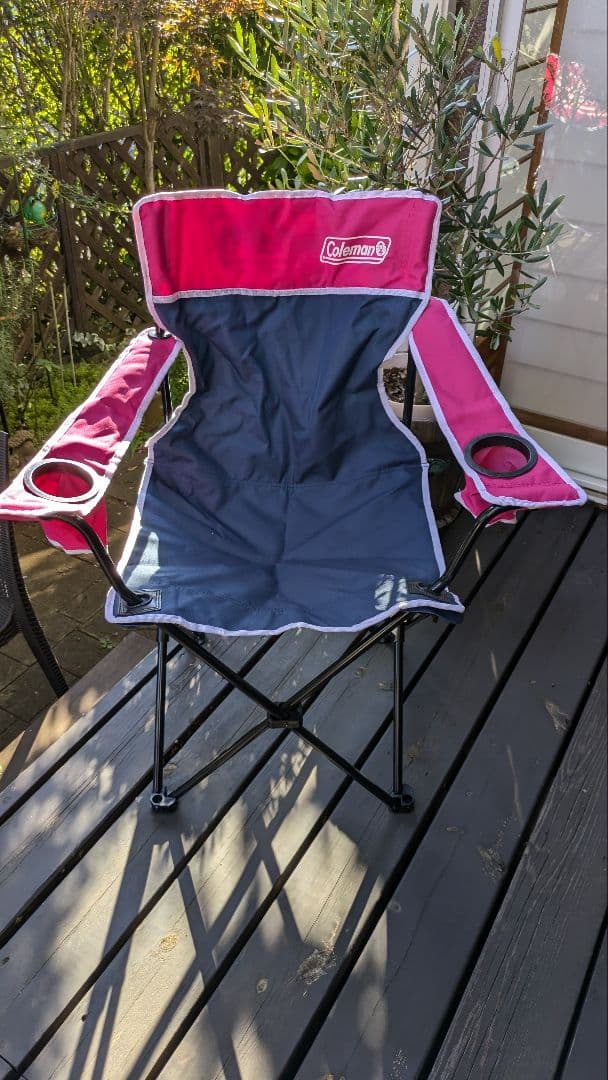 Colemanキャンピングセット　折畳テーブル+折畳椅子２脚