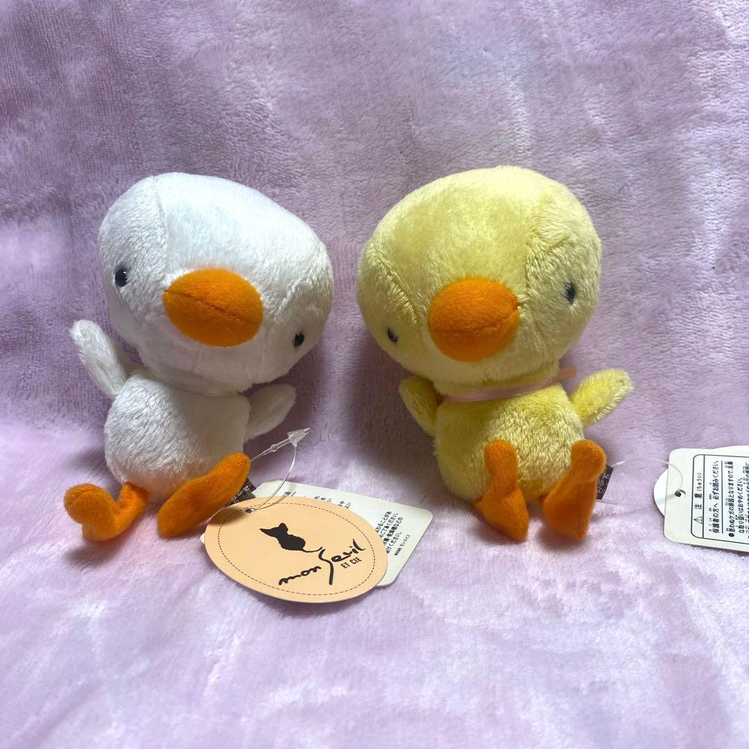 モンスイユ 希少 ひよこ ぬいぐるみ レトロ マスコット フルフル