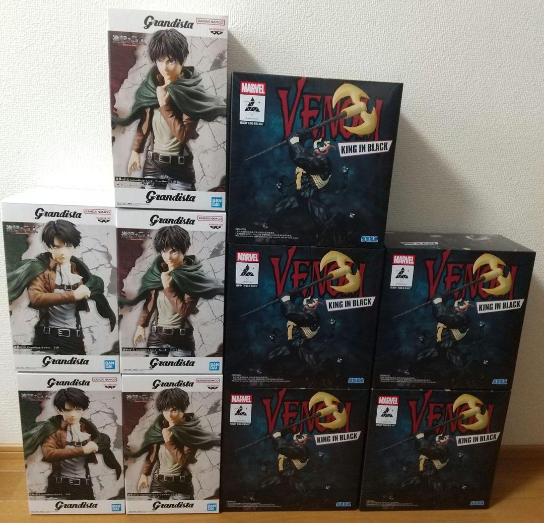 マーベル ボルト フィギュア ヴェノム 我愛羅 ナルト リヴァイ エレン 忍界