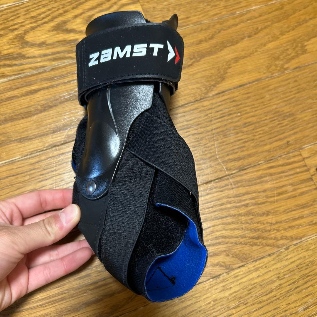 ZAMST バレーボール用サポーター（アンクル） 黒/青