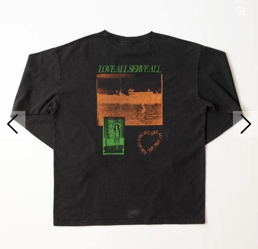 新品 藤井風 LASAダメージロンT Mサイズ