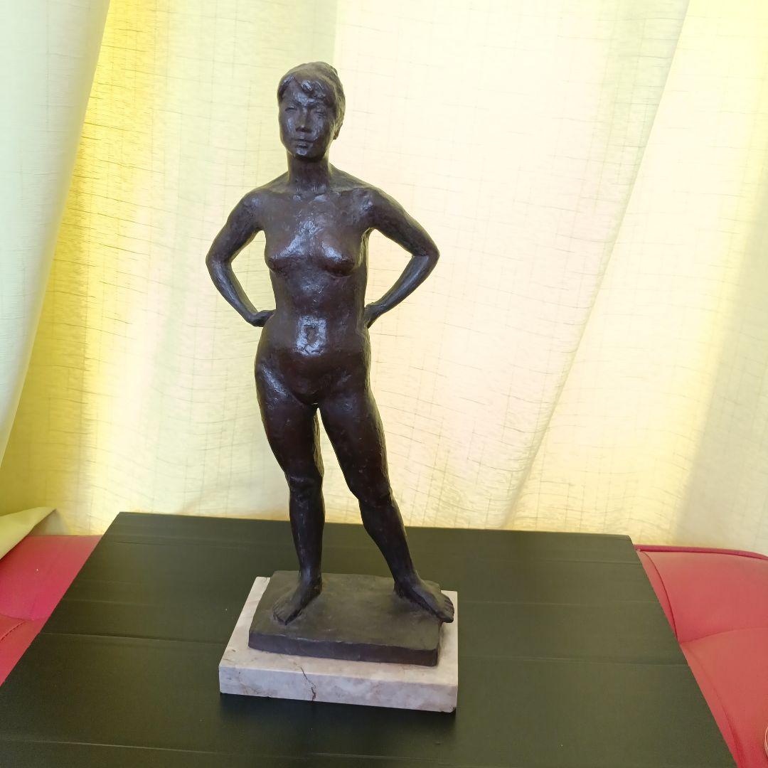 ブロンズ製ヌード像 42cm
