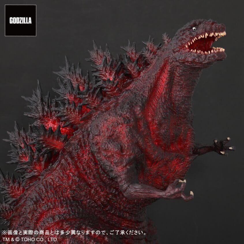 日比谷ゴジラスクエア　ゴジラ像　5th anniversary　レッドクリア