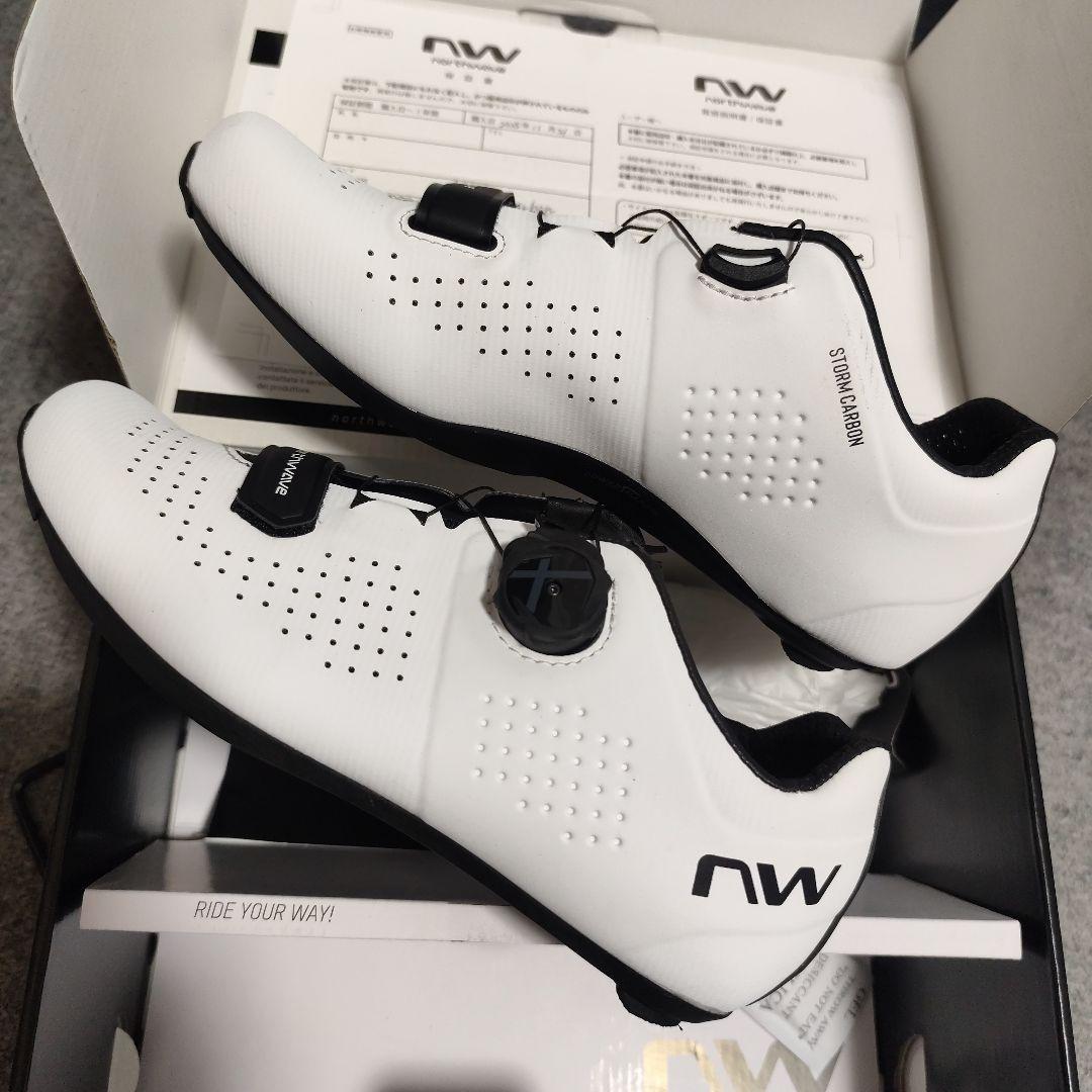 極美品　39.0　ノースウェーブ　Storm Carbon　ロードシューズ