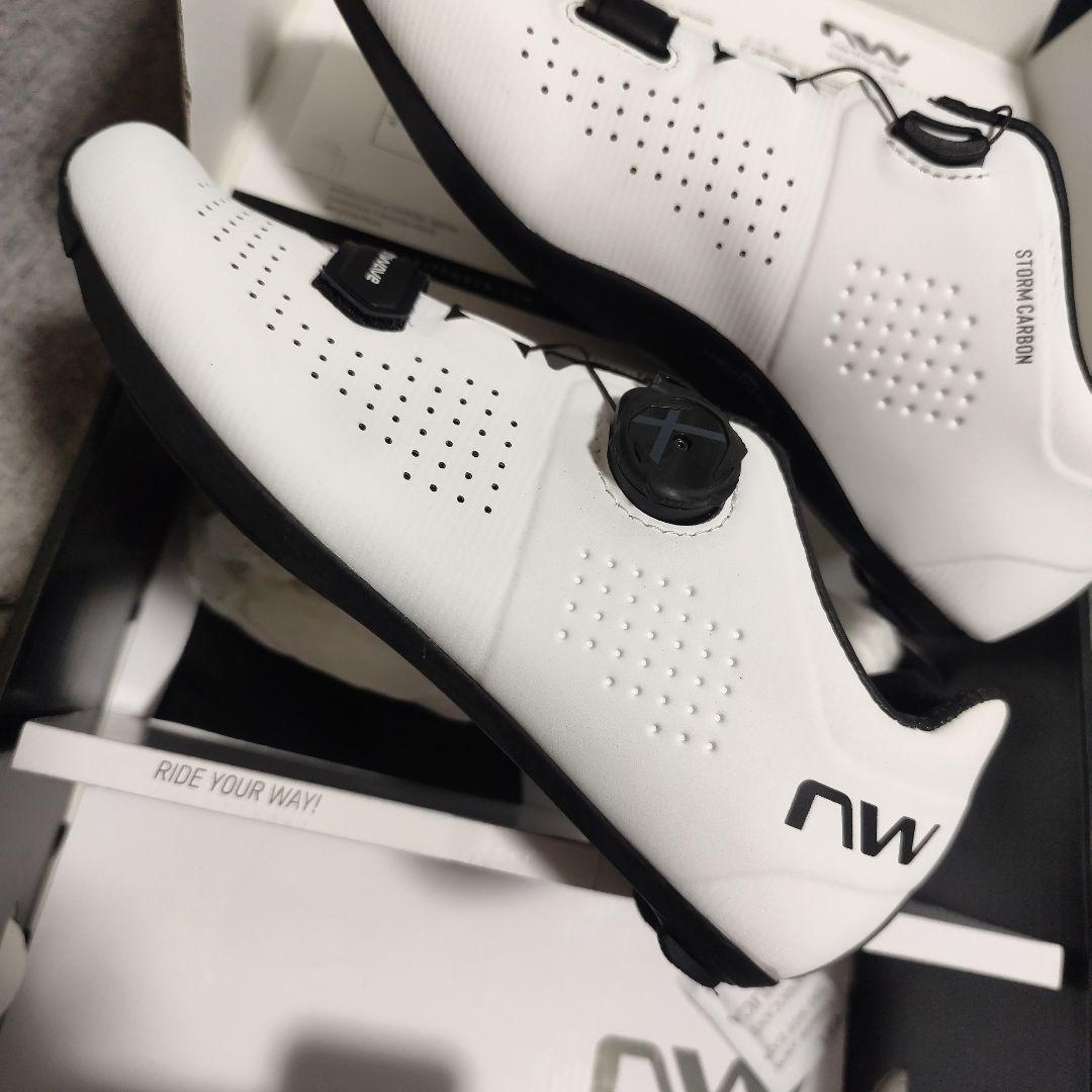 極美品　39.0　ノースウェーブ　Storm Carbon　ロードシューズ